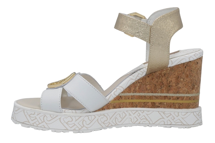 Liu jo nu pieds sandale nicole 06sand blanc or3069402_2