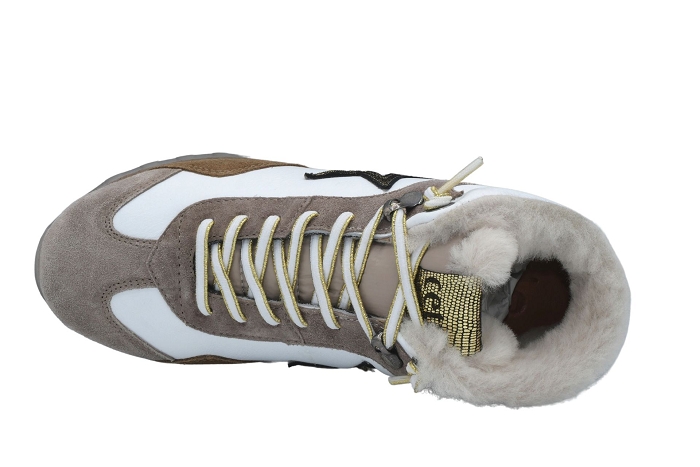 Cetti boots bottines c1300 sra fourre beige blanc3071601_3