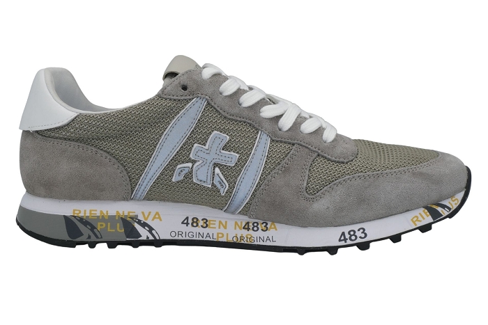 Premiata baskets eric 5674 gris kaki