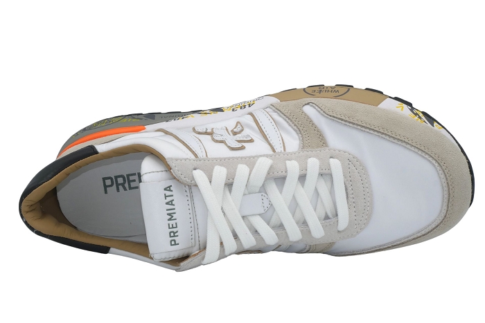 Premiata baskets lander 5678 beige blanc3080001_4