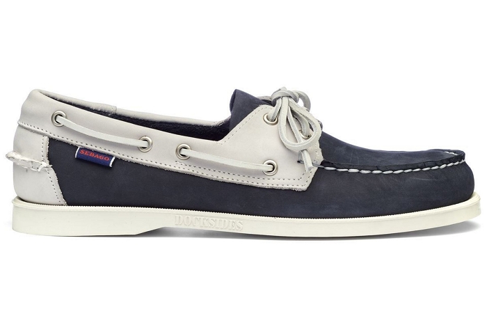 Sebago bateaux portland archie 7111 gris bleu