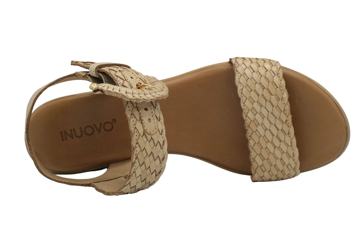 Inuovo nu pieds sandale 123035 beige3084901_3