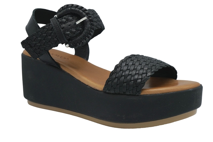 Inuovo nu pieds sandale 123035 noir3084902_3