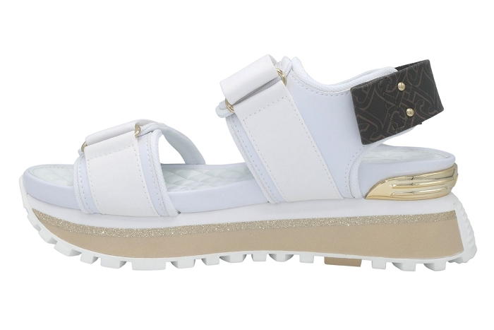 Liu jo nu pieds sandale maxi wonder cow blanc or3085301_2