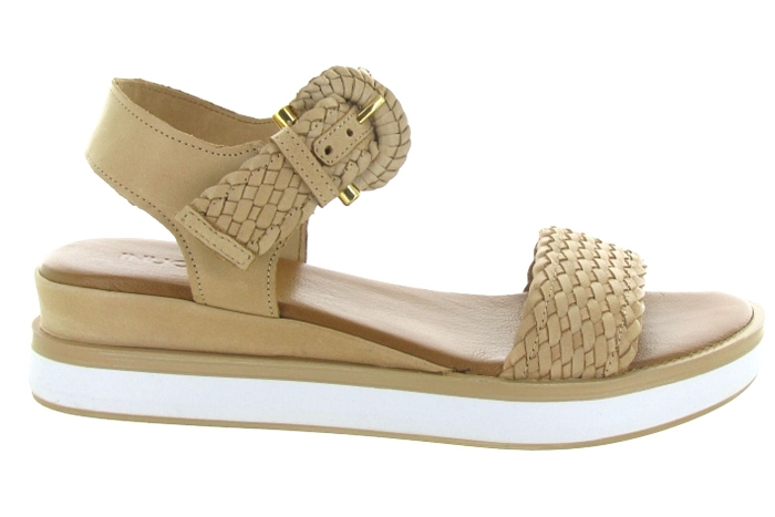 Inuovo nu pieds sandale 113031scissors tan