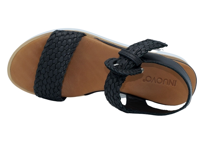 Inuovo nu pieds sandale 113031scissors noir3087702_4