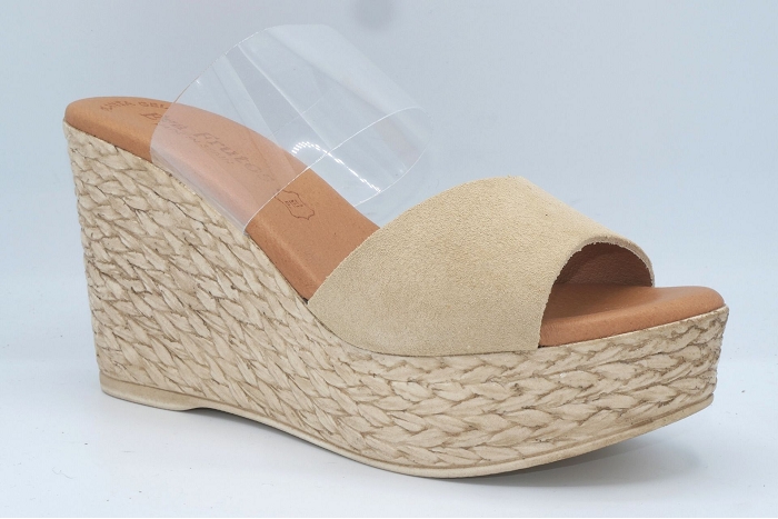 Evafruitos nu pieds sandale mule 1917 beige3089101_2