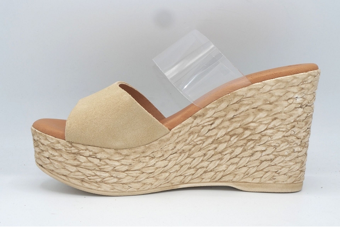 Evafruitos nu pieds sandale mule 1917 beige3089101_4