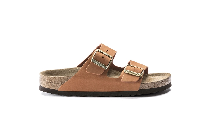 Birkenstock nu pieds sandale arizona bigbuckle pecan brique