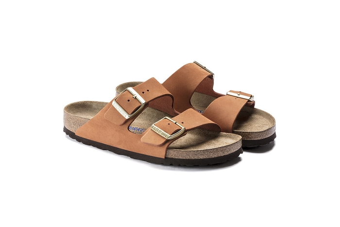 Birkenstock nu pieds sandale arizona bigbuckle pecan brique3089701_2