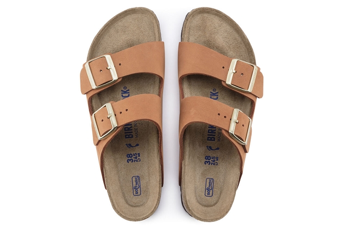 Birkenstock nu pieds sandale arizona bigbuckle pecan brique3089701_3