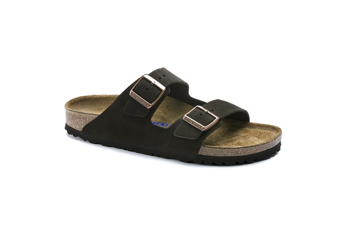 Birkenstock nu pieds sandale arizona hom vel 951313 veloursmarron3091501_2