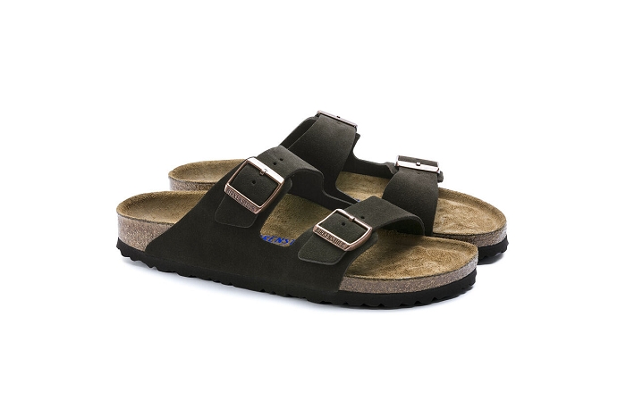 Birkenstock nu pieds sandale arizona hom vel 951313 veloursmarron3091501_3