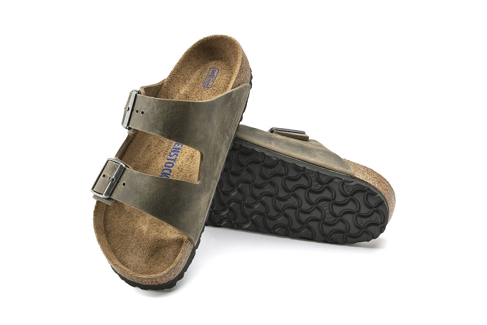 Birkenstock nu pieds sandale arizona hom cuir1019377 kaki3091601_5