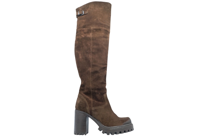 Bencivenga bottes 65004 genou buck marron