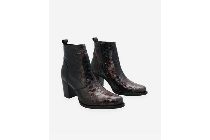 Regard boots bottines sallywest noir gris3095702_3