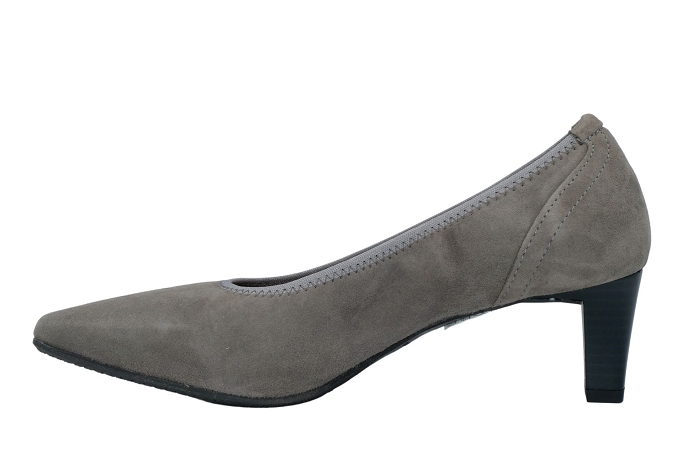 Qootum escarpin 12030 vel gris fonce3102001_2