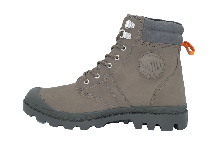 Palladium boots bottines pallabrousse cuffwp gris taupe3102601_2