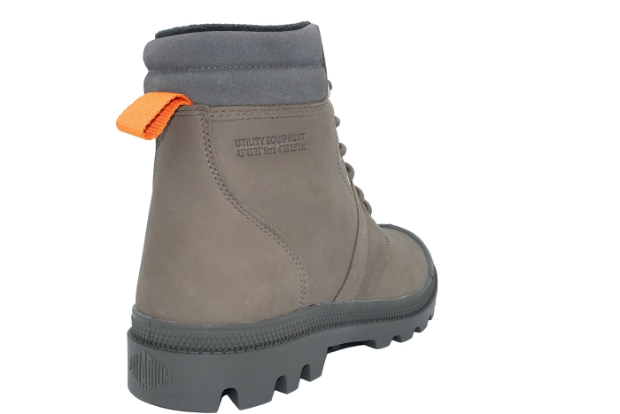 Palladium boots bottines pallabrousse cuffwp gris taupe3102601_3