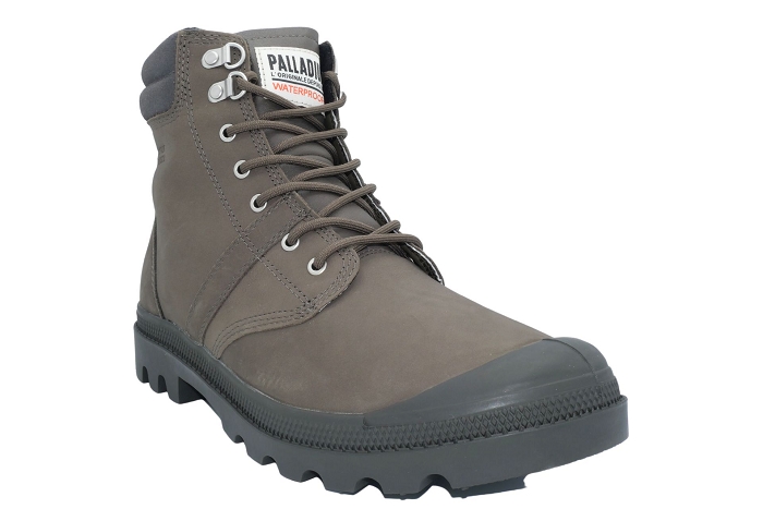 Palladium boots bottines pallabrousse scwp gris taupe3102601_4
