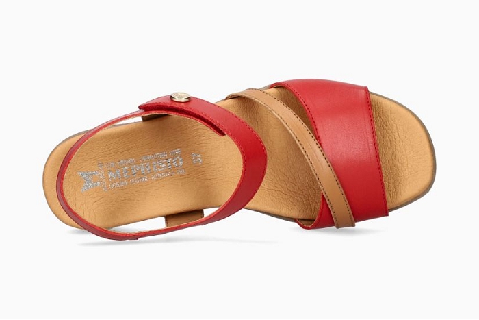 Mephisto nu pieds sandale nikolia  7841 rouge3106101_3