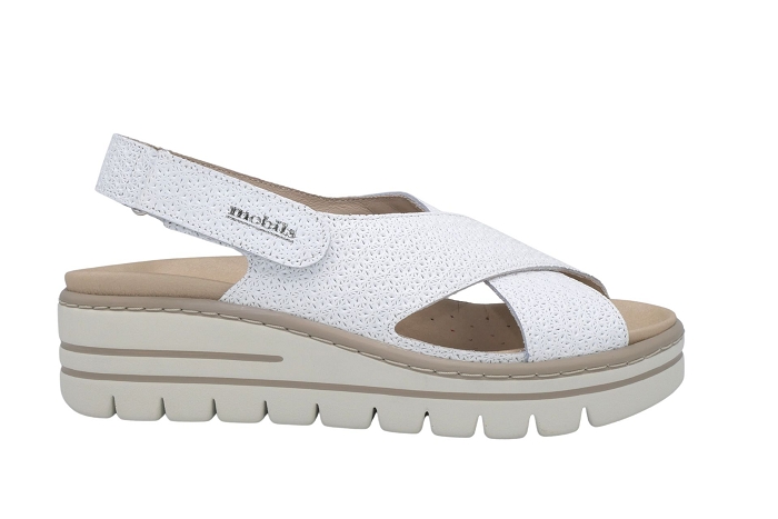 Mephisto nu pieds sandale cordelia  52530 blanc