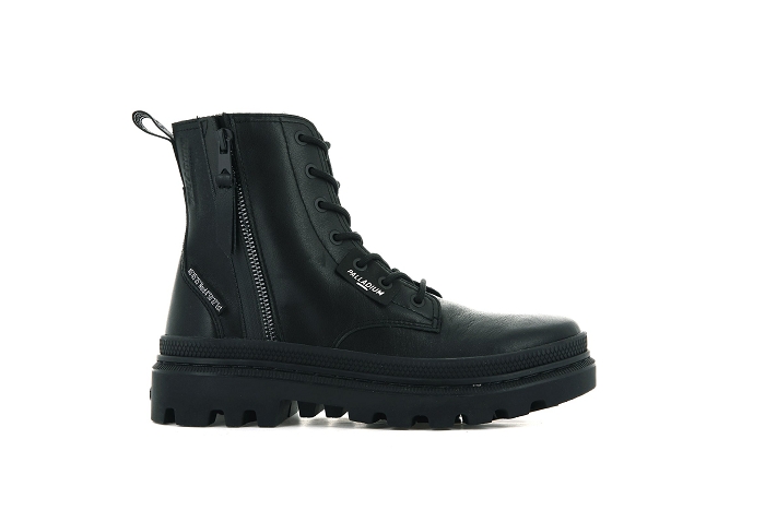 Palladium boots bottines pallatrooper  zip noir