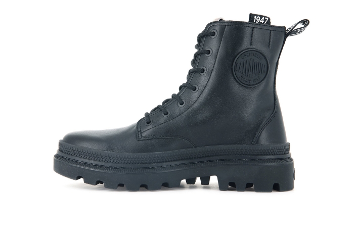 Palladium boots bottines pallatrooper  zip noir3110401_2