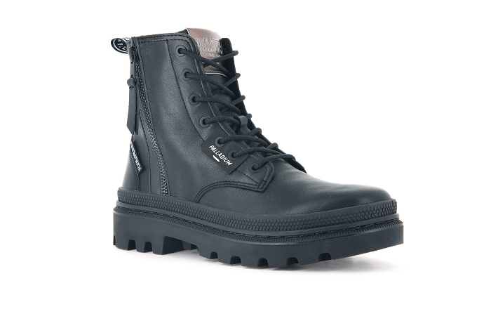 Palladium boots bottines pallatrooper  zip noir3110401_3