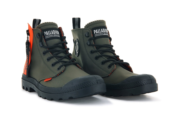 Palladium boots bottines pampa  fem unlock kaki kaki3111601_2