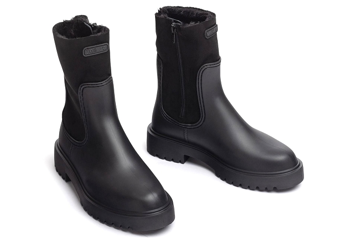 Unisa boots bottines fluor noir3113301_2