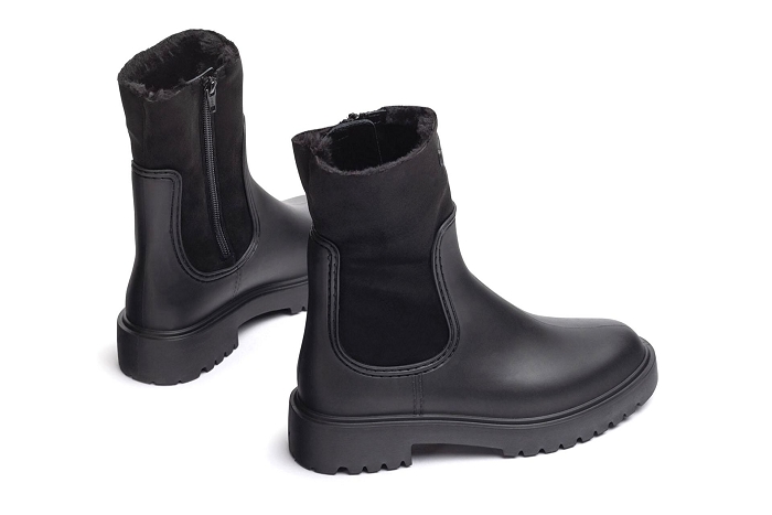 Unisa boots bottines fluor noir3113301_3
