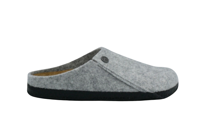 Birkenstock pantoufle zermatt 1014934gris clair gris