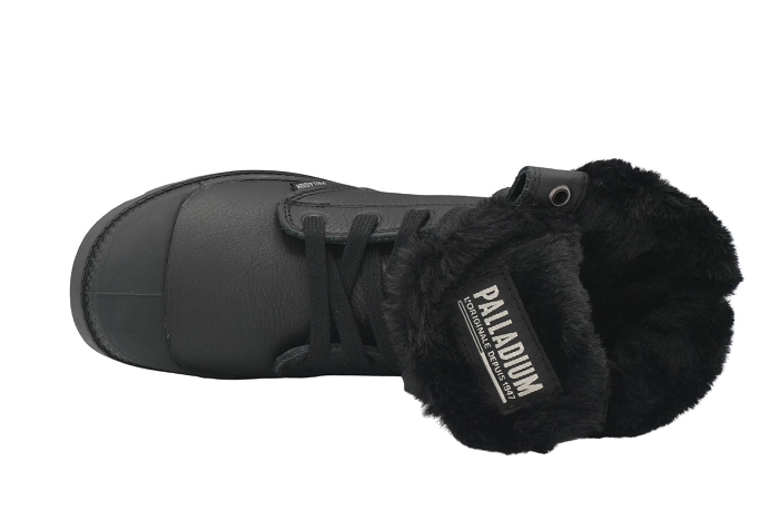 Palladium boots bottines baggy  nbk fourree noir3120801_3
