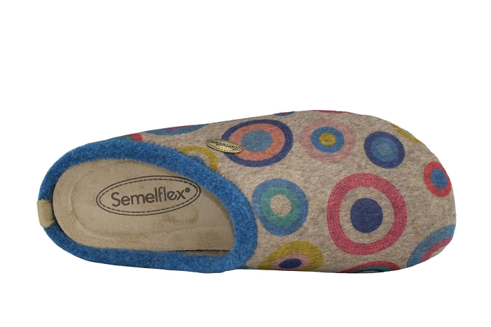 Semelflex pantoufle chartreuse 2 beige3122301_3