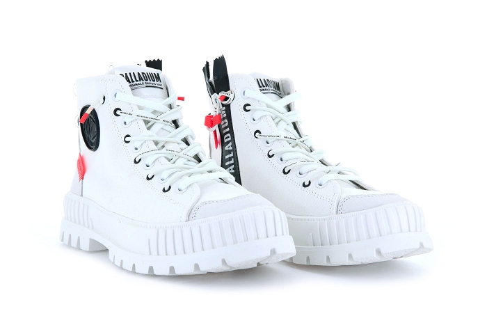 Palladium boots bottines pallashock fem blanc3136501_5