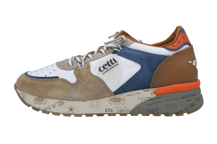Cetti baskets c 1309 beige blanc3138301_2