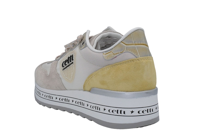 Cetti baskets c1251 beige blanc3139501_4