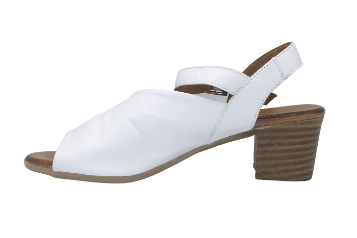 Coco et abricot nu pieds sandale milliere blanc3143801_2