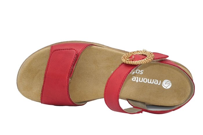 Remonte nu pieds sandale dq52 33 rouge3161901_3