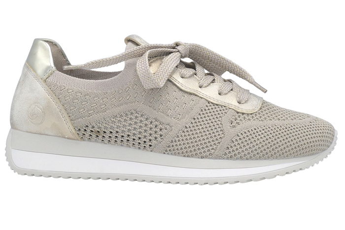 Remonte baskets d0h05lacets beige