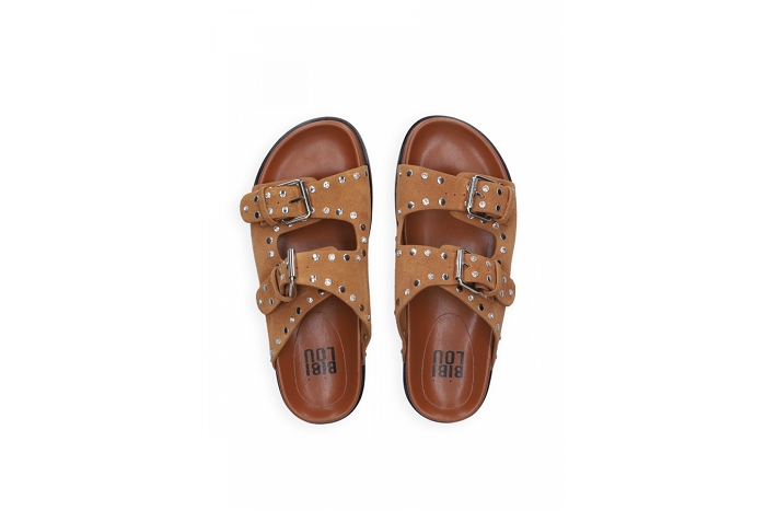 Bibilou nu pieds sandale 887z30birk tan3173101_3