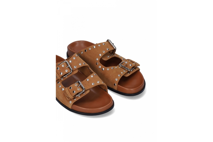 Bibilou nu pieds sandale 887z30birk tan3173101_4