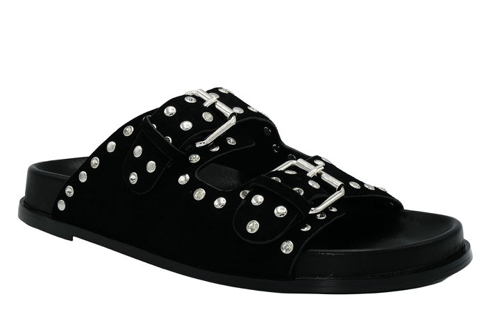 Bibilou nu pieds sandale 887z30birk noir3173201_3