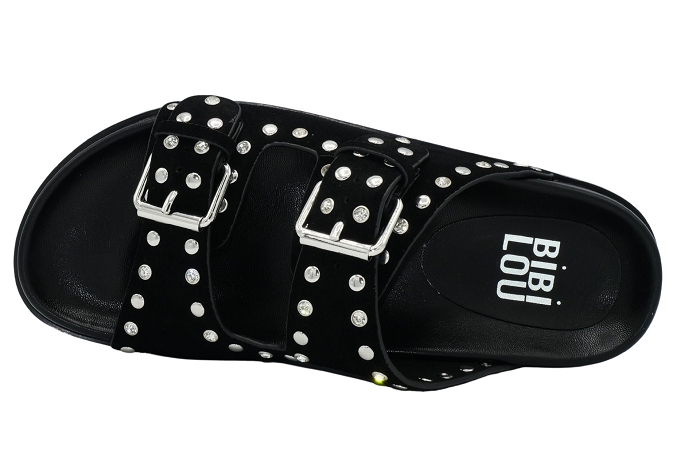 Bibilou nu pieds sandale 887z30birk noir3173201_4