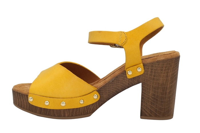 Unisa nu pieds sandale taco jaune3173301_2