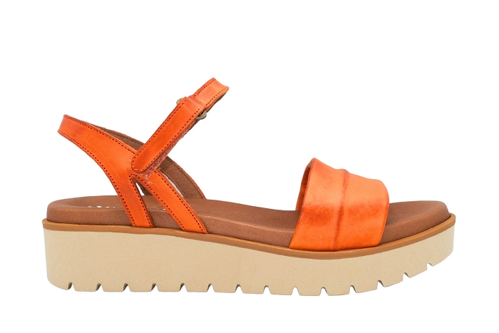 Xapatan nu pieds sandale 1854 e23 orange