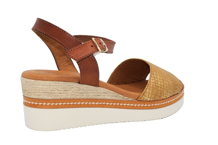 Evafruitos nu pieds sandale 569 mule cognac3179501_3