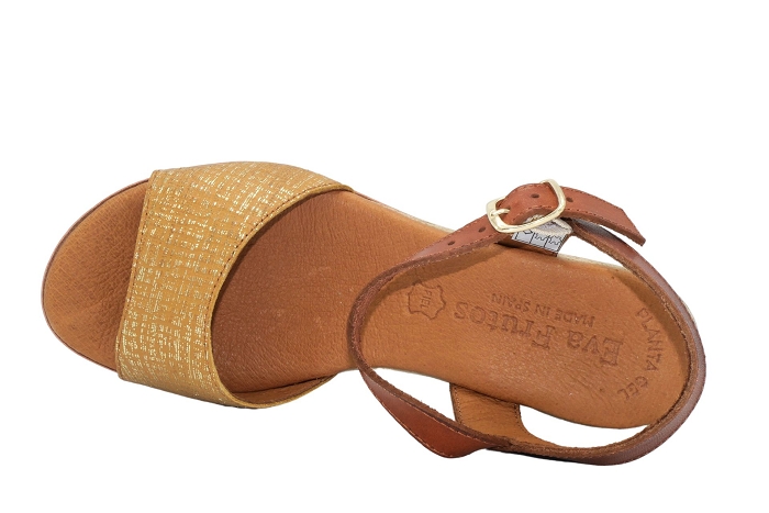 Evafruitos nu pieds sandale 569 mule cognac3179501_4