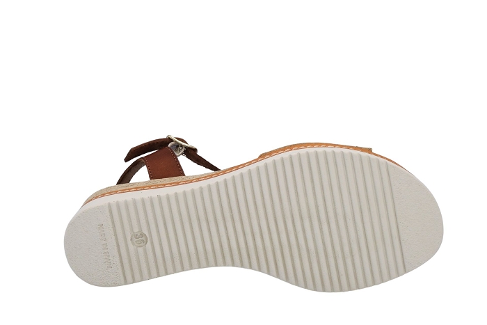 Evafruitos nu pieds sandale 569 mule cognac3179501_5